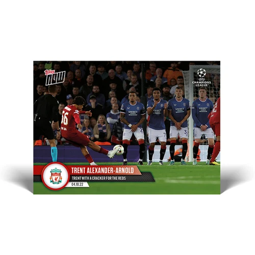 Trent Alexander-Arnold 2022 Topps NOW 030