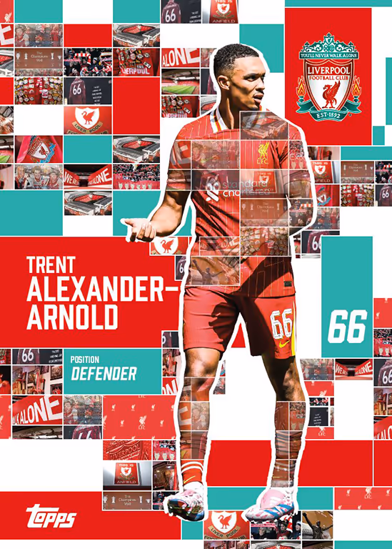 Trent Alexander Arnold 2024 Topps Now UEFA EURO