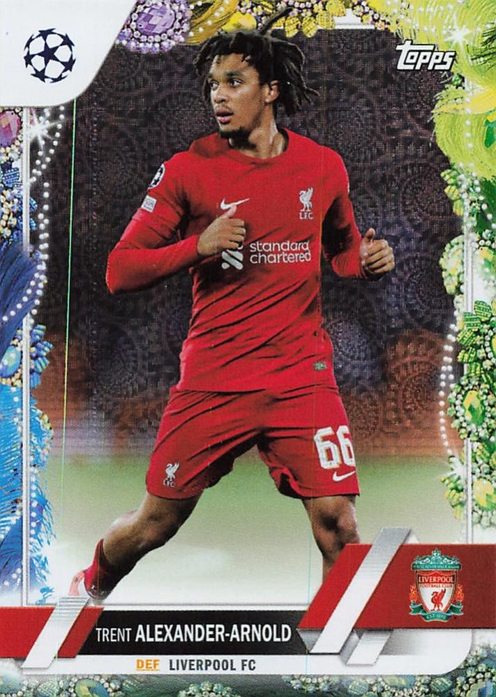 Trent Alexander Arnold 2022 Topps UEFA Club Competitions Carnaval Edition
