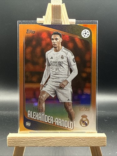 Trent Alexander-Arnold 2025 Topps UCC Orange Wave /25