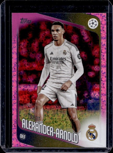 Trent Alexander-Arnold 2025 Topps UEFA Pink Holo Foil
