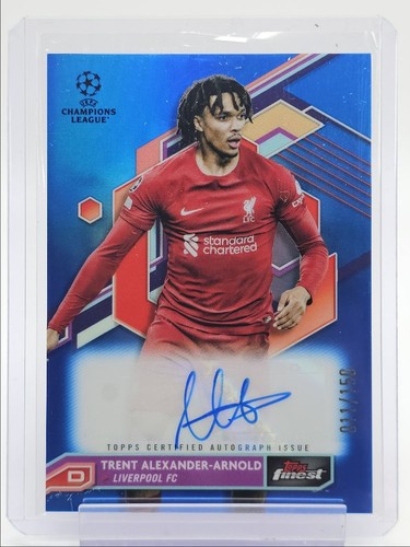 Trent Alexander-Arnold 2022 Topps UEFA Refractor Azul /150