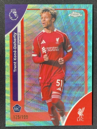 Trent Kone-Doherty 2025 Topps Chrome Aqua Wave /199
