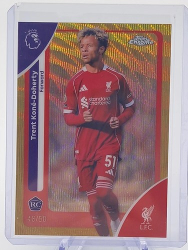 Trent Kone-Doherty 2026 Topps Chrome Gold /50
