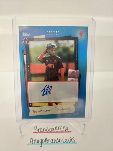 Trent Kone-Doherty 2025 Panini Liverpool Focus Blue /150