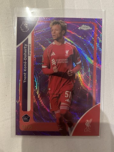 Trent Kone-Doherty 2025 Topps Premier League Chrome /75
