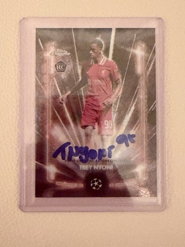 Trey Nyoni 2024 Topps Chrome Black Lazer