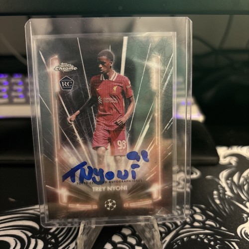 Trey Nyoni 2024 Topps Chrome Black Lazer