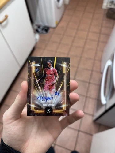 Trey Nyoni 2024 Topps Chrome Black Lazer Gold /50