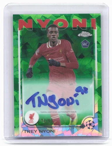 Trey Nyoni 2024 Topps Chrome Green /99
