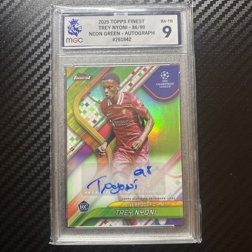 Trey Nyoni 2024 Topps Chrome Onda Verde /99