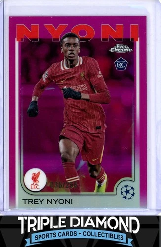 Trey Nyoni 2024 Topps Chrome Pink Refractor /250