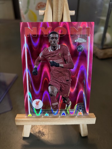 Trey Nyoni 2024 Topps Chrome Pink Wave Refractor /175