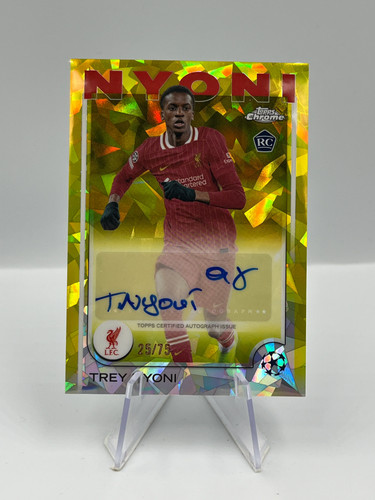 Trey Nyoni 2024 Topps Chrome Sapphire /25