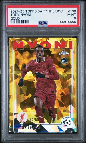 Trey Nyoni 2024 Topps Chrome Sapphire /50