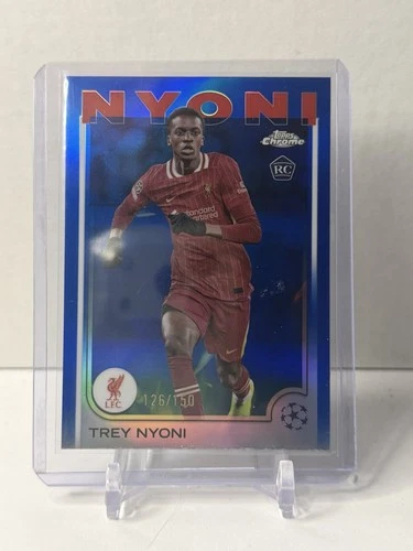 Trey Nyoni 2024 Topps Chrome UEFA Blue Refractor /150