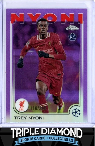Trey Nyoni 2024 Topps Chrome Violet Refractor /299