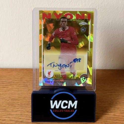 Trey Nyoni 2024 Topps Chrome Yellow Sapphire /75
