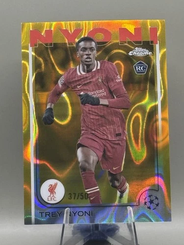 Trey Nyoni 2024 Topps Cromo UCC Oro Lava /50