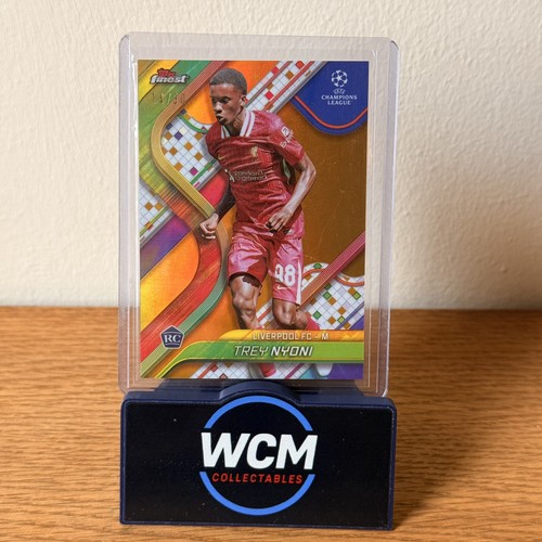 Trey Nyoni 2024 Topps Finest Gold Refractor /50