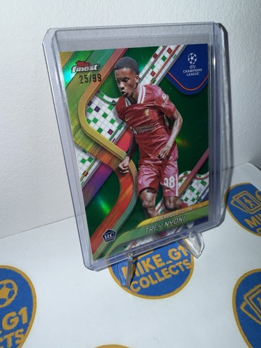 Trey Nyoni 2025 Topps Finest Green /99