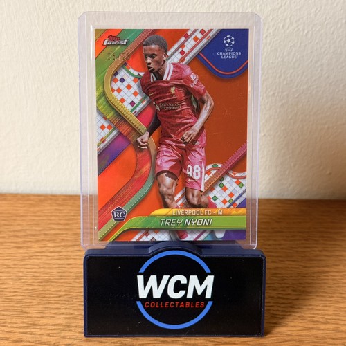 Trey Nyoni 2024 Topps Finest Orange Refractor /25