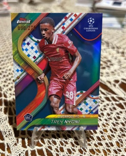 Trey Nyoni 2025 Topps Finest Sky Blue /275