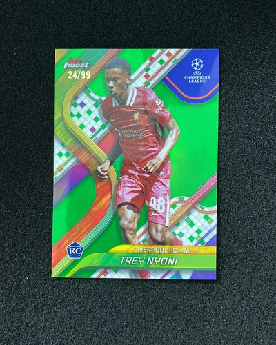 Trey Nyoni 2024 Topps Finest UEFA Green /99