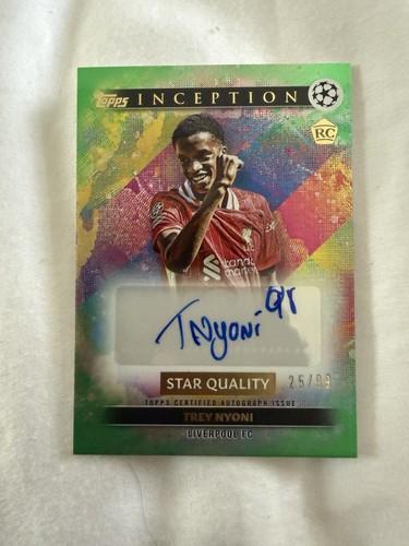 Trey Nyoni 2025 Topps Inception /99