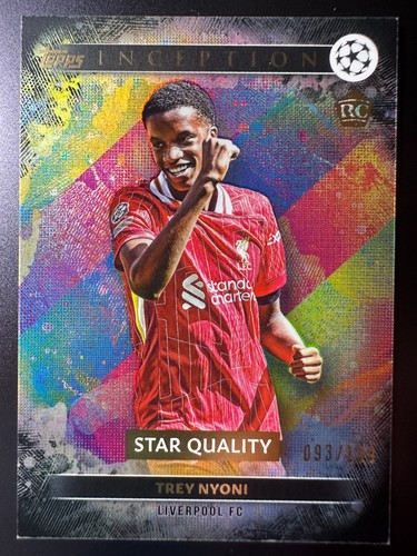 Trey Nyoni 2024 Topps Inception Black /199