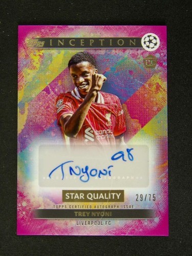 Trey Nyoni 2024 Topps Inception Magenta /75