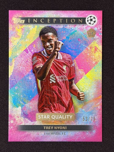 Trey Nyoni 2024 Topps Inception Pink /75