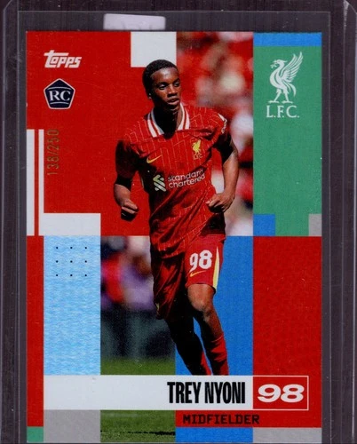 Trey Nyoni 2023 Topps Liverpool FC Team Set /250