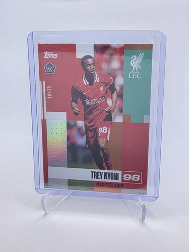 Trey Nyoni 2024 Topps Liverpool Team Set Red /25