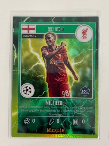 Trey Nyoni 2025 Topps Merlin Chrome