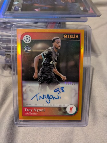 Trey Nyoni 2025 Topps Merlin Chrome /25