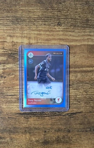 Trey Nyoni 2024 Topps Merlin Chrome Blue /150