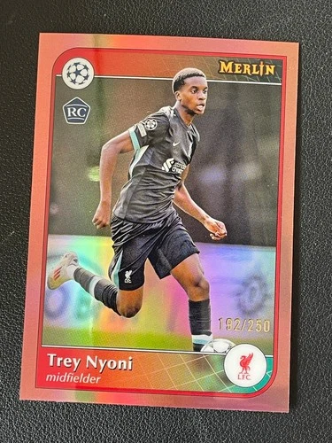 Trey Nyoni 2024 Topps Merlin Chrome Gold Rose 192/250