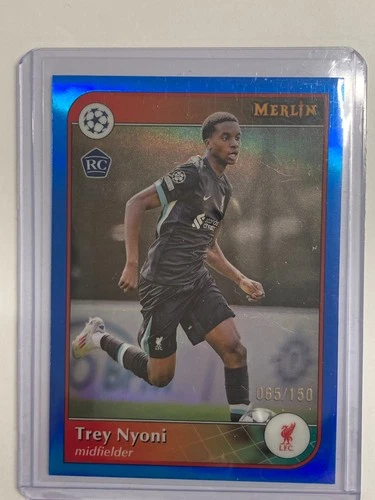 Trey Nyoni 2025 Topps Merlin Chrome Parallel /150