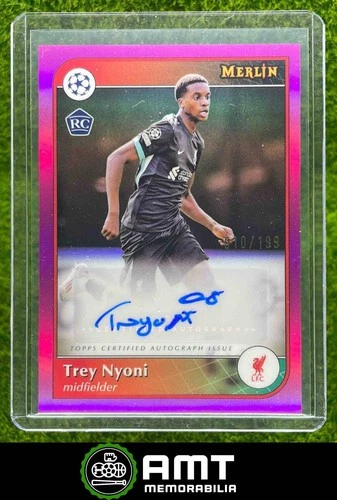 Trey Nyoni 2024 Topps Merlin Chrome Pink 10/199