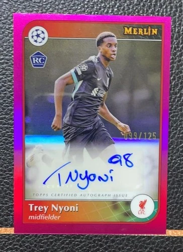 Trey Nyoni 2024 Topps Merlin Chrome Pink /125