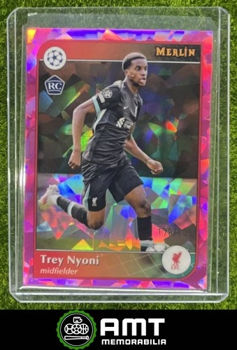 Trey Nyoni 2024 Topps Merlin Chrome Pink Atomic /199