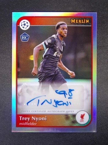 Trey Nyoni 2024 Topps Merlin Chrome Refractor