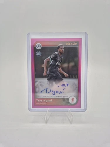 Trey Nyoni 2024 Topps Merlin Chrome Rose /199