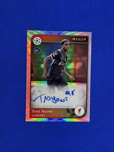 Trey Nyoni 2025 Panini Merlin Chrome Silver