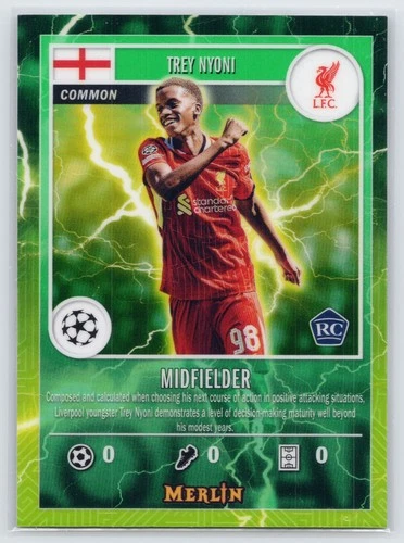 Trey Nyoni 2024 Topps Merlin UEFA