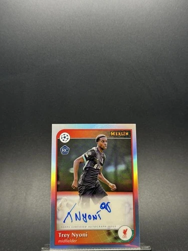 Trey Nyoni 2024 Topps Merlin UEFA Champions Collection Refractor