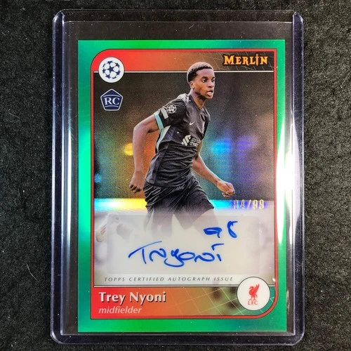 Trey Nyoni 2024 Panini Merlin UEFA Club Comp Green /99