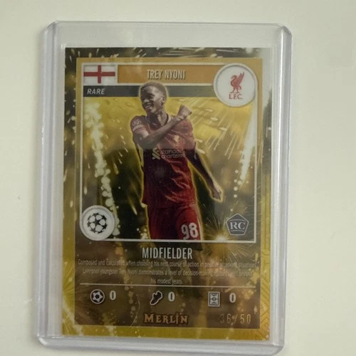 Trey Nyoni 2024 Topps Merlin UEFA Green