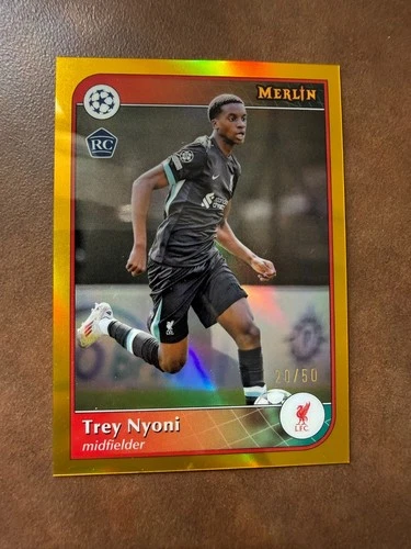 Trey Nyoni 2024 Topps Merlin UEFA Oro /50